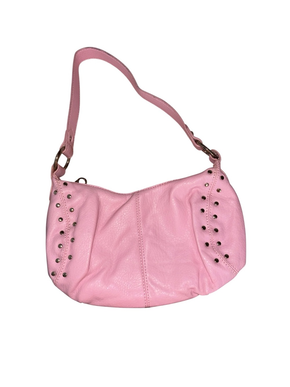 pink studded purse